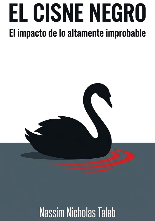 Portada del libro El cisne negro, de Nassim Nicholas Taleb — resumen crítico y reseña en 12min