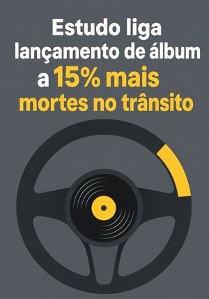 Capa do livro Estudo liga lançamento de álbum a 15% mais mortes no trânsito, de 12min Originals — resumo e resenha crítica no 12min