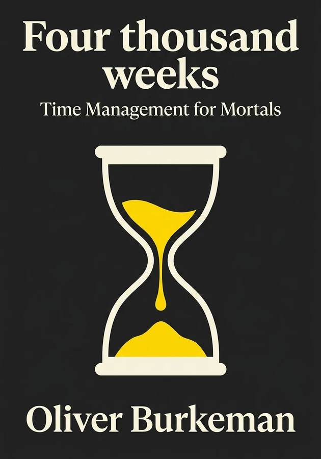 Book cover of Four thousand weeks by Oliver Burkeman  — critical summary review on 12min