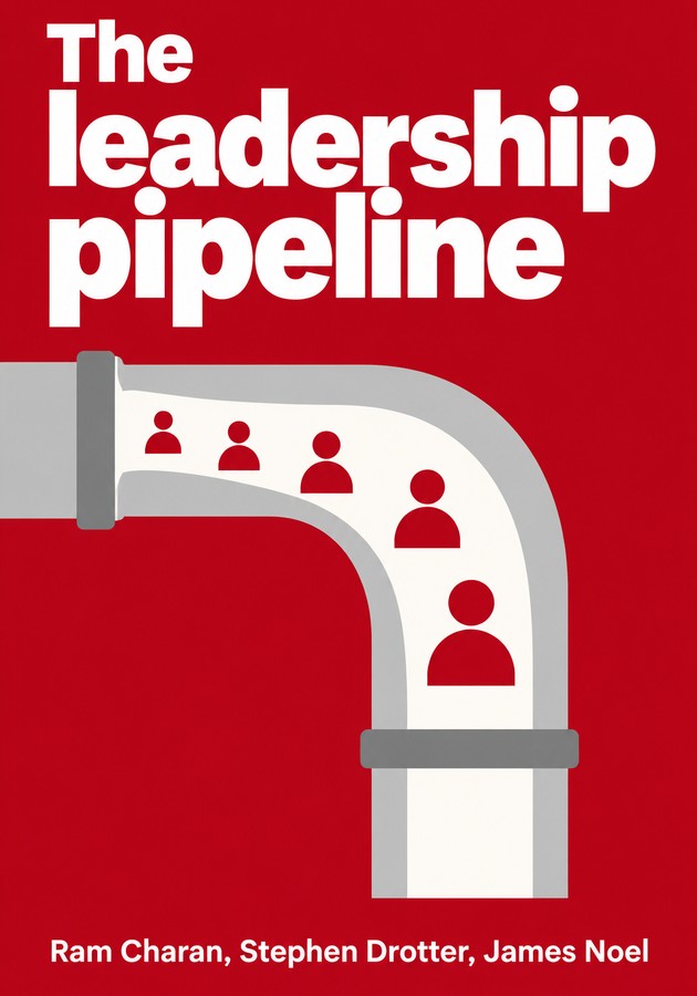 Book cover of The leadership pipeline by James Noel — critical summary review on 12min