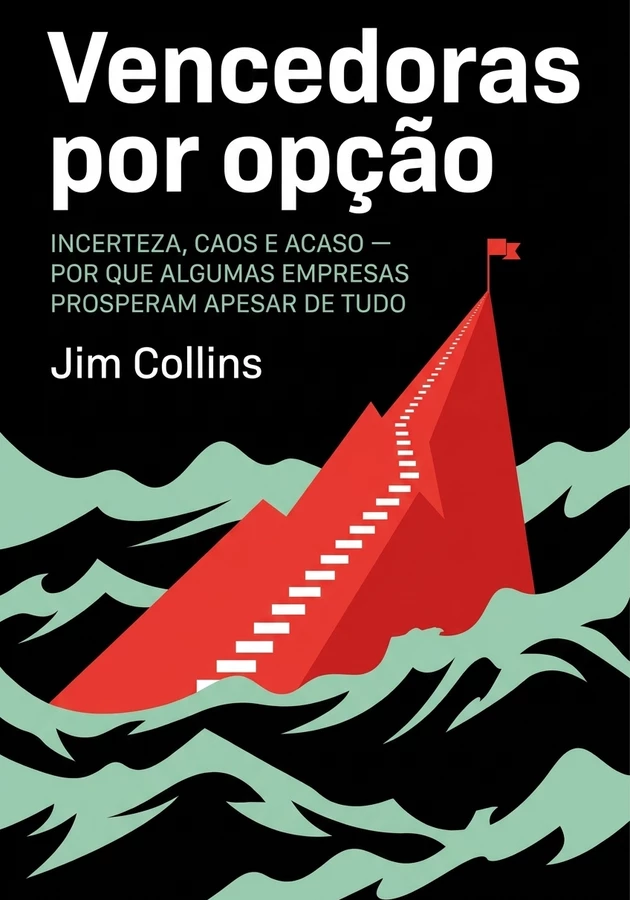Capa do livro Vencedoras por opção, de Jim Collins — resumo e resenha crítica no 12min