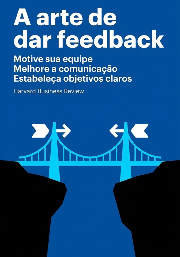 Capa do livro A arte de dar feedback, de Harvard Business Review  — resumo e resenha crítica no 12min