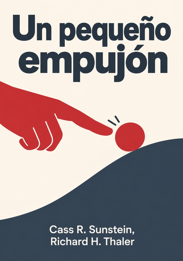 Portada del libro Un pequeño empujón, de Cass R. Sunstein — resumen crítico y reseña en 12min