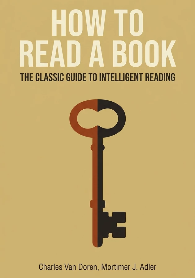 Book cover of How to Read a Book by Mortimer J. Adler — critical summary review on 12min