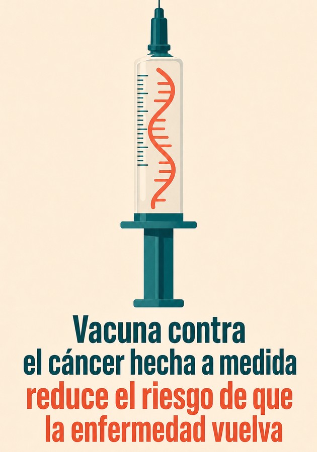 Portada del libro Vacuna contra el cáncer hecha a medida reduce el riesgo de que la enfermedad vuelva, de 12min Originals — resumen crítico y reseña en 12min