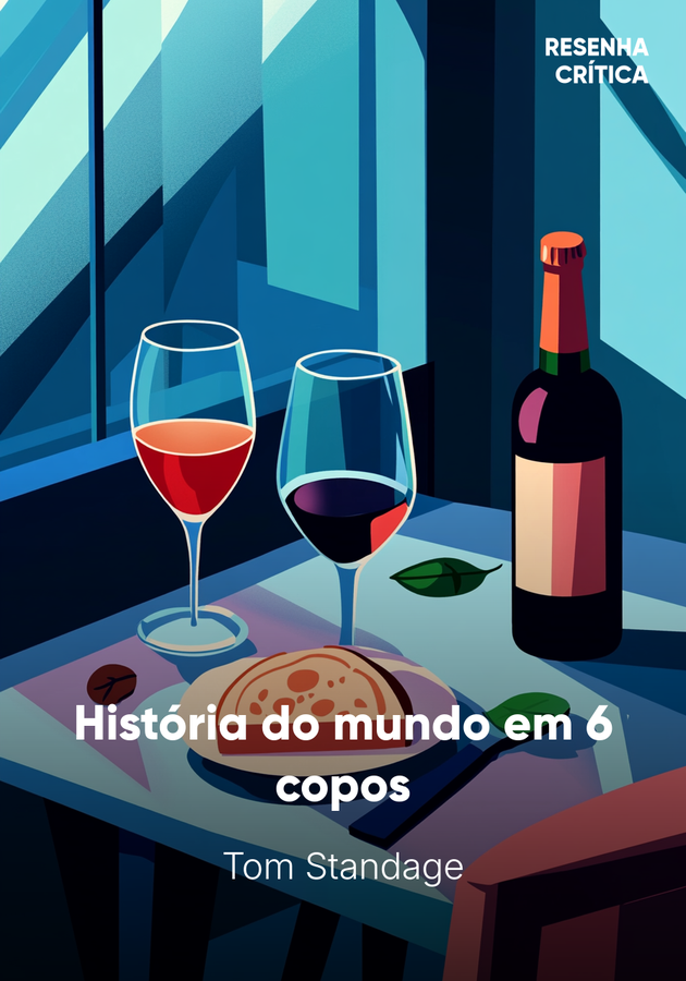 Capa do livro História do mundo em 6 copos, de Tom Standage — resumo e resenha crítica no 12min