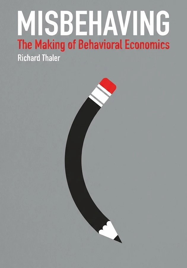 Book cover of Misbehaving by Richard Thaler — critical summary review on 12min