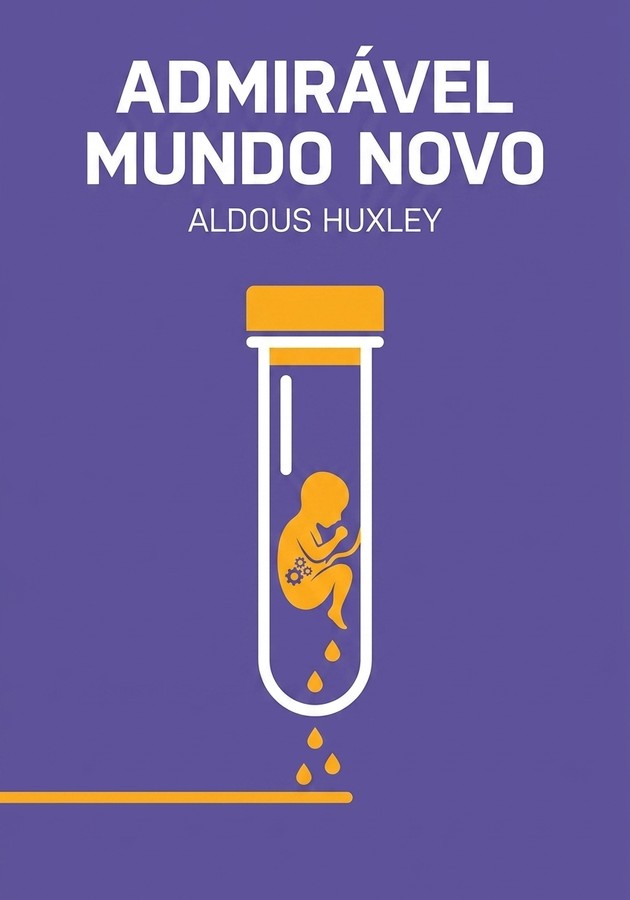 Capa do livro Admirável Mundo Novo, de Aldous Huxley — resumo e resenha crítica no 12min