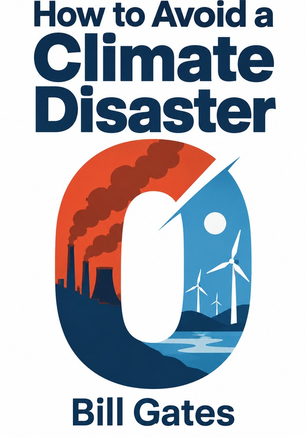 Book cover of How to Avoid a Climate Disaster by Bill Gates — critical summary review on 12min