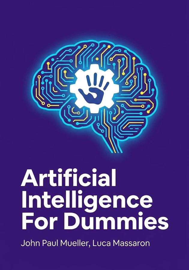 Book cover of Artificial Intelligence For Dummies by John Paul Mueller — critical summary review on 12min
