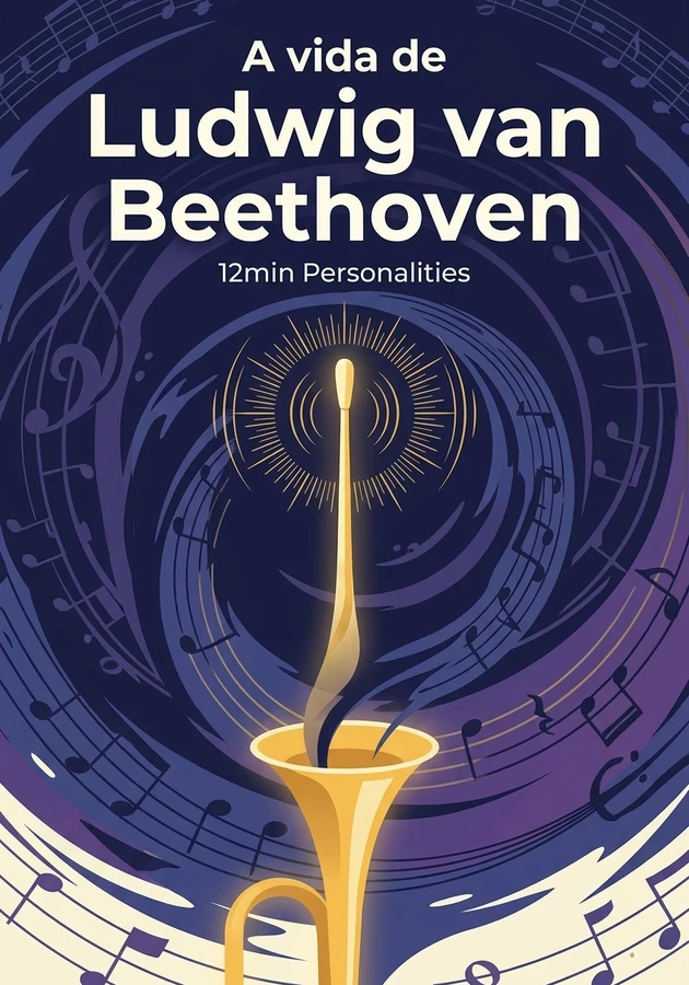 Capa do livro A vida de Ludwig van Beethoven, de 12min Personalities — resumo e resenha crítica no 12min