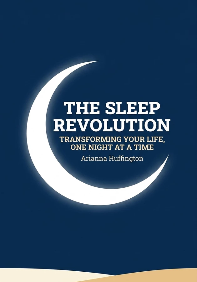 Book cover of The Sleep Revolution by Arianna Huffington — critical summary review on 12min