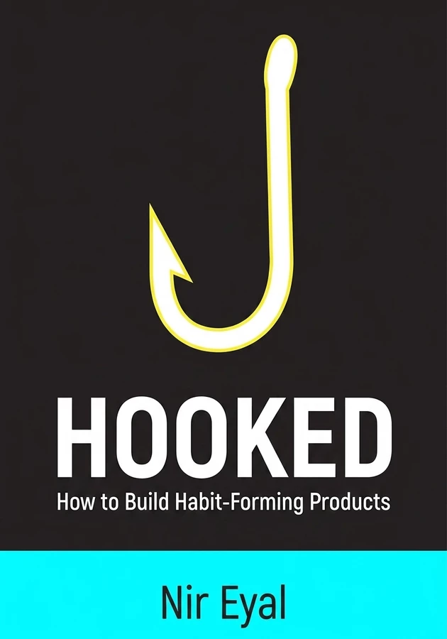 Book cover of Hooked by Nir Eyal — critical summary review on 12min