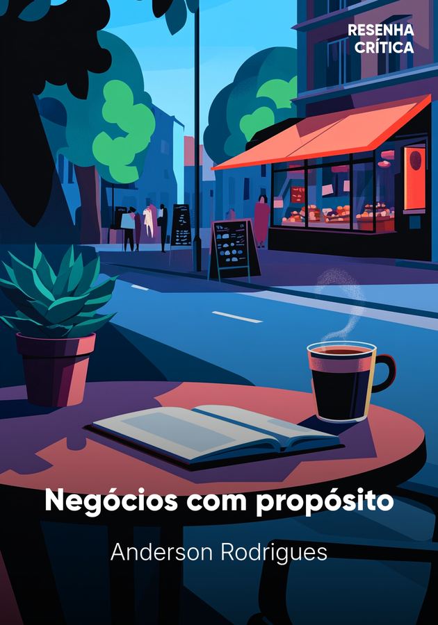 Capa do livro Negócios com propósito, de Anderson Rodrigues — resumo e resenha crítica no 12min