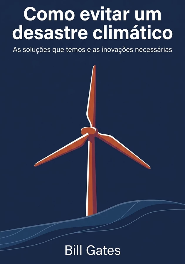 Capa do livro Como evitar um desastre climático, de Bill Gates — resumo e resenha crítica no 12min