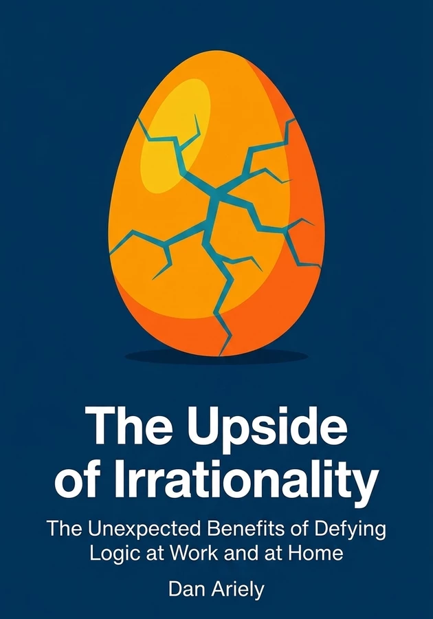 Book cover of The Upside of Irrationality by Dan Ariely — critical summary review on 12min