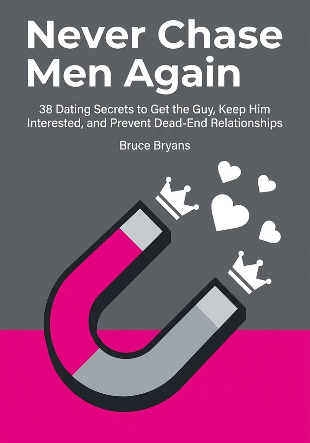 Book cover of Never Chase Men Again by Bruce Bryans — critical summary review on 12min
