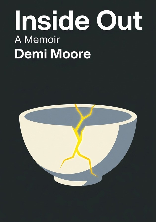 Book cover of Inside Out by Demi Moore — critical summary review on 12min