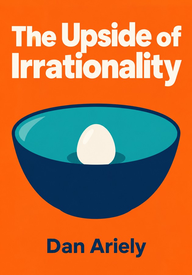 Book cover of The Upside of Irrationality by Dan Ariely — critical summary review on 12min