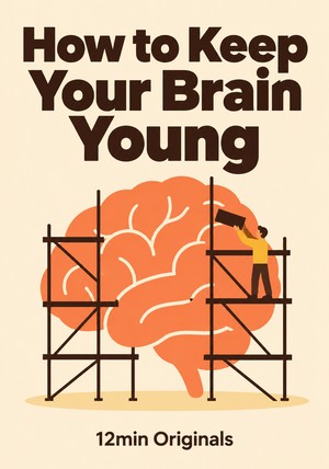 Book cover of How to Keep Your Brain Young by 12min Originals — critical summary review on 12min