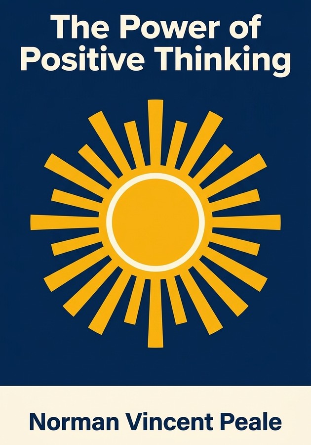 Book cover of The Power of Positive Thinking by Norman Vincent Peale — critical summary review on 12min