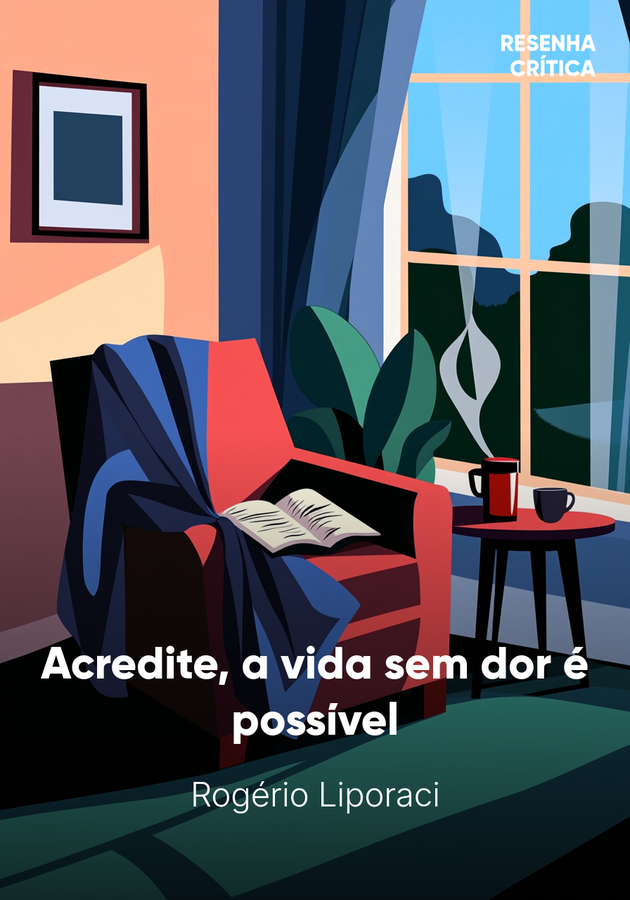Capa do livro Acredite, a vida sem dor é possível, de Rogério Liporaci — resumo e resenha crítica no 12min