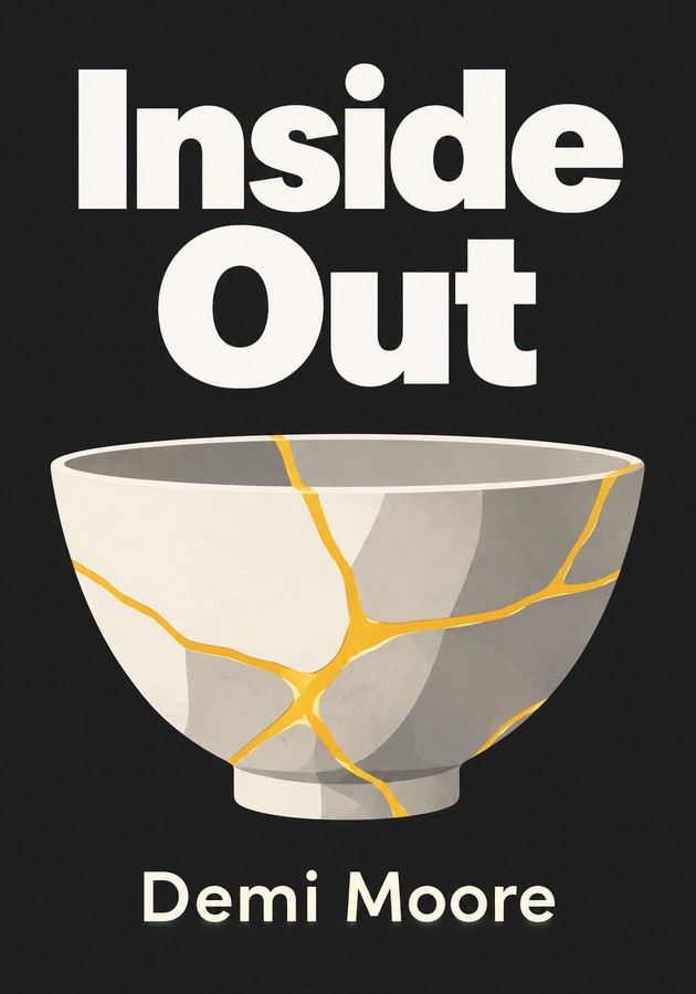 Book cover of Inside Out by Demi Moore — critical summary review on 12min