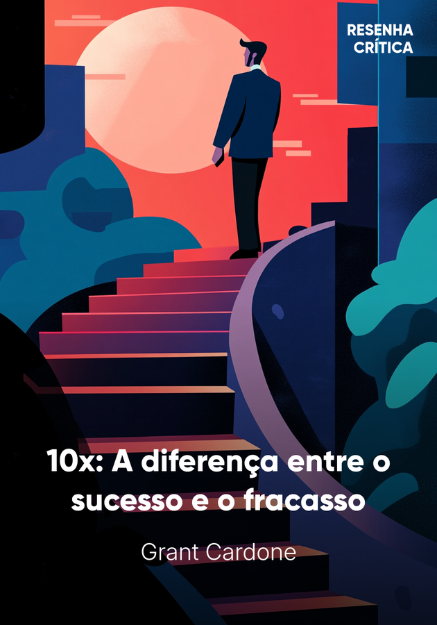 Capa do livro 10x: A diferença entre o sucesso e o fracasso, de Grant Cardone — resumo e resenha crítica no 12min