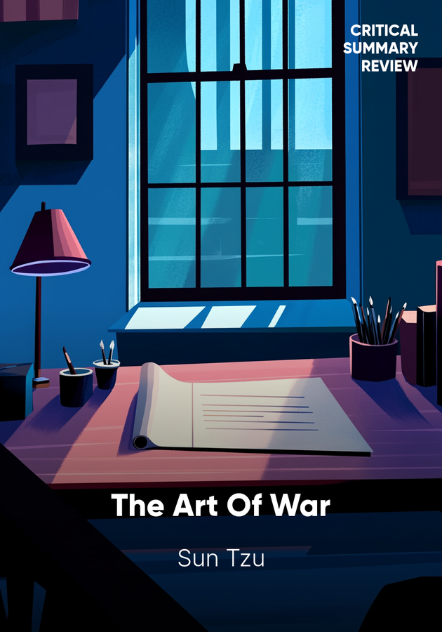 Book cover of The Art Of War by Sun Tzu — critical summary review on 12min