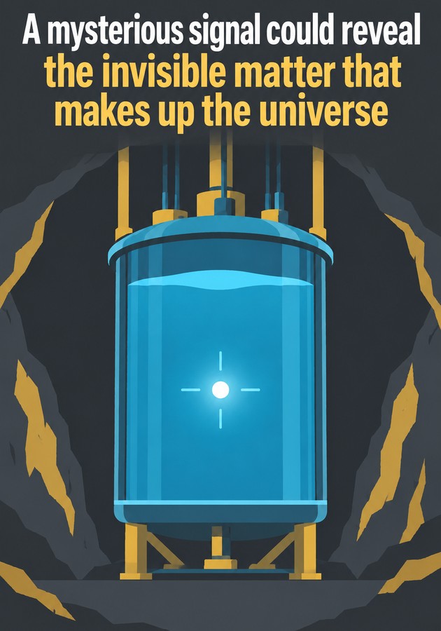 Book cover of A mysterious signal could reveal the invisible matter that makes up the universe by 12min Originals — critical summary review on 12min