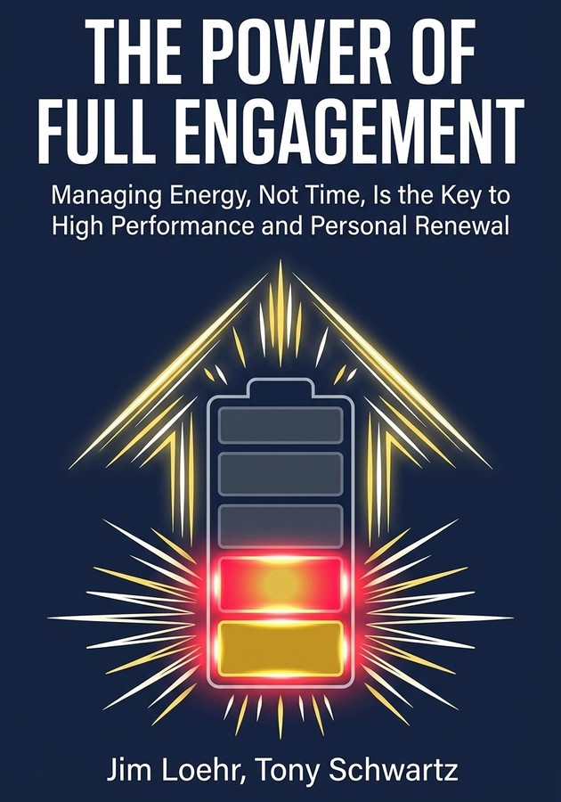 Book cover of The Power of Full Engagement by Jim Loehr & Tony Schwartz — critical summary review on 12min