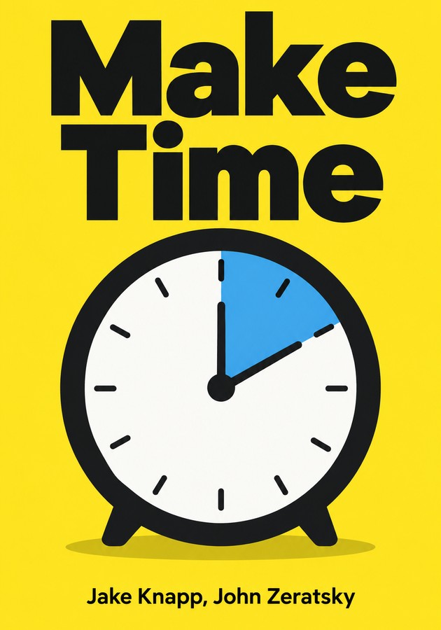 Portada del libro Make Time, de Jake Knapp — resumen crítico y reseña en 12min