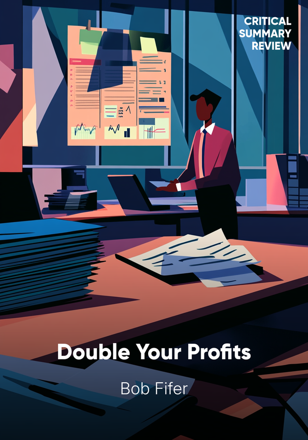 Book cover of Double Your Profits by Bob Fifer — critical summary review on 12min