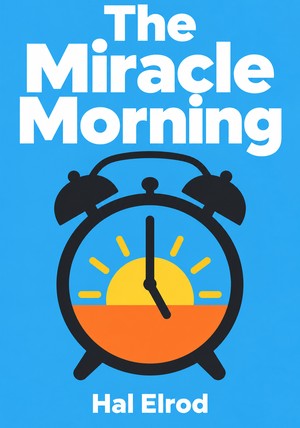 Book cover of The Miracle Morning by Hal Elrod — critical summary review on 12min