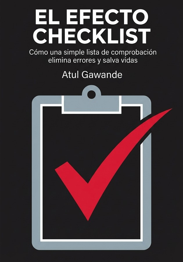 Portada del libro El efecto Checklist, de Atul Gawande — resumen crítico y reseña en 12min