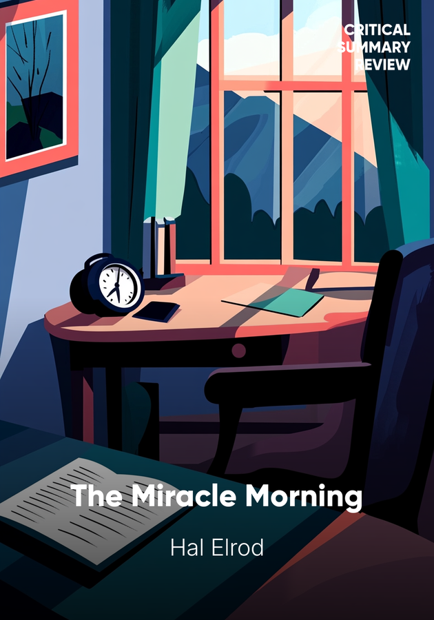 Book cover of The Miracle Morning by Hal Elrod — critical summary review on 12min