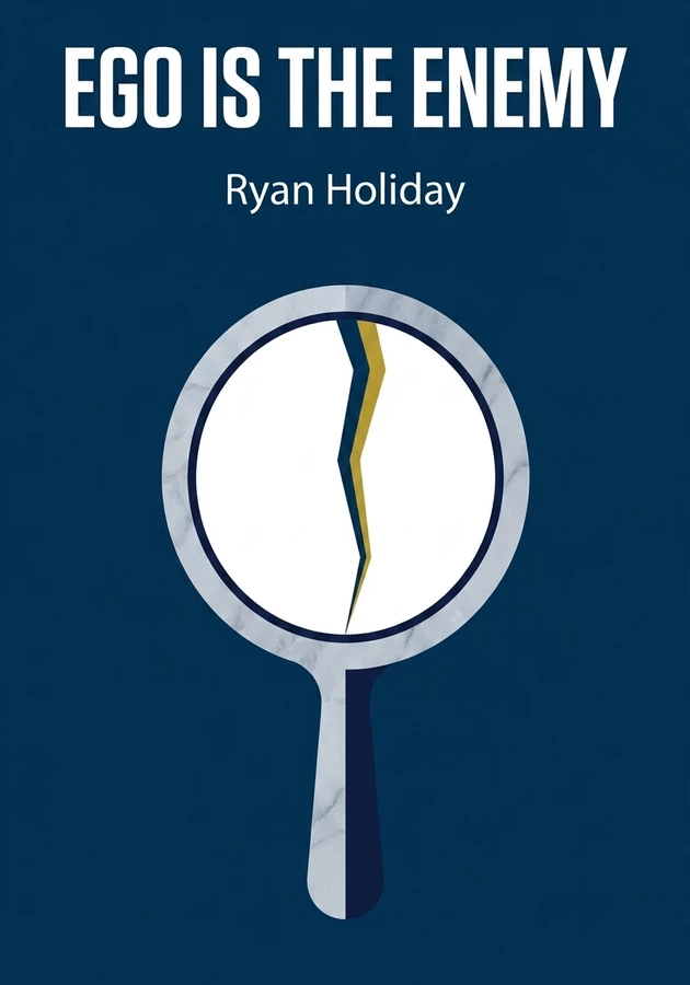 Book cover of Ego is the enemy by Ryan Holiday — critical summary review on 12min