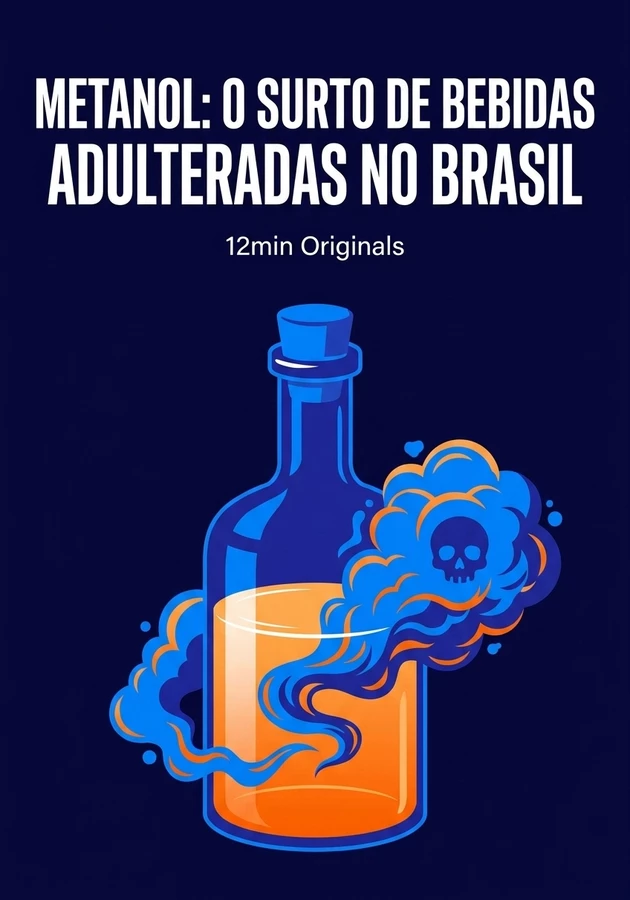 Capa do livro Metanol: O surto de bebidas adulteradas no Brasil, de 12min Originals — resumo e resenha crítica no 12min