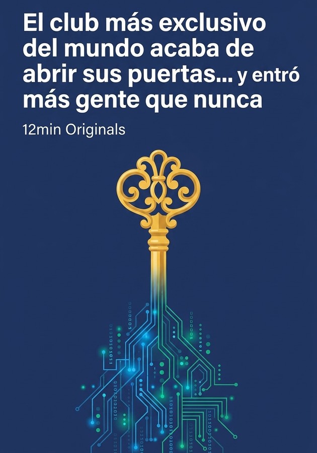 Portada del libro El club más exclusivo del mundo acaba de abrir sus puertas... y entró más gente que nunca, de 12min Originals — resumen crítico y reseña en 12min