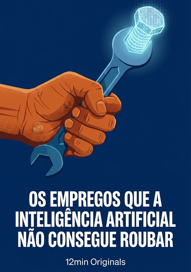 Capa do livro Os empregos que a inteligência artificial não consegue roubar, de 12min Originals — resumo e resenha crítica no 12min