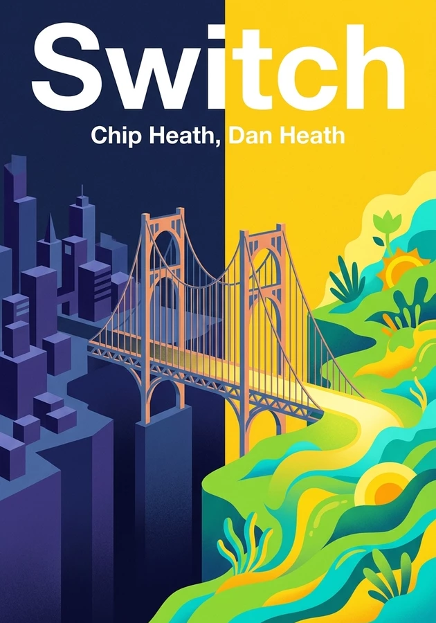 Capa do livro Switch, de Chip Heath & Dan Heath — resumo e resenha crítica no 12min