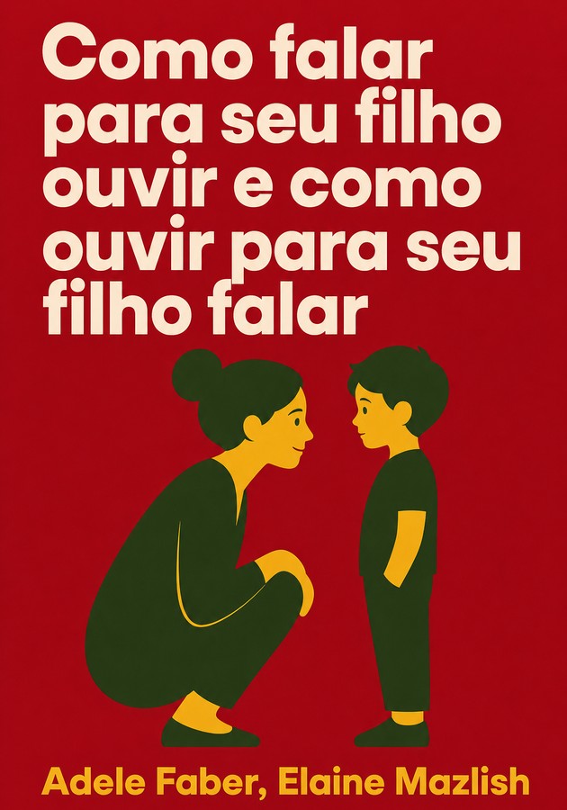 Capa do livro Como falar para seu filho ouvir e como ouvir para seu filho falar, de Elaine Mazlish & Adele Faber — resumo e resenha crítica no 12min