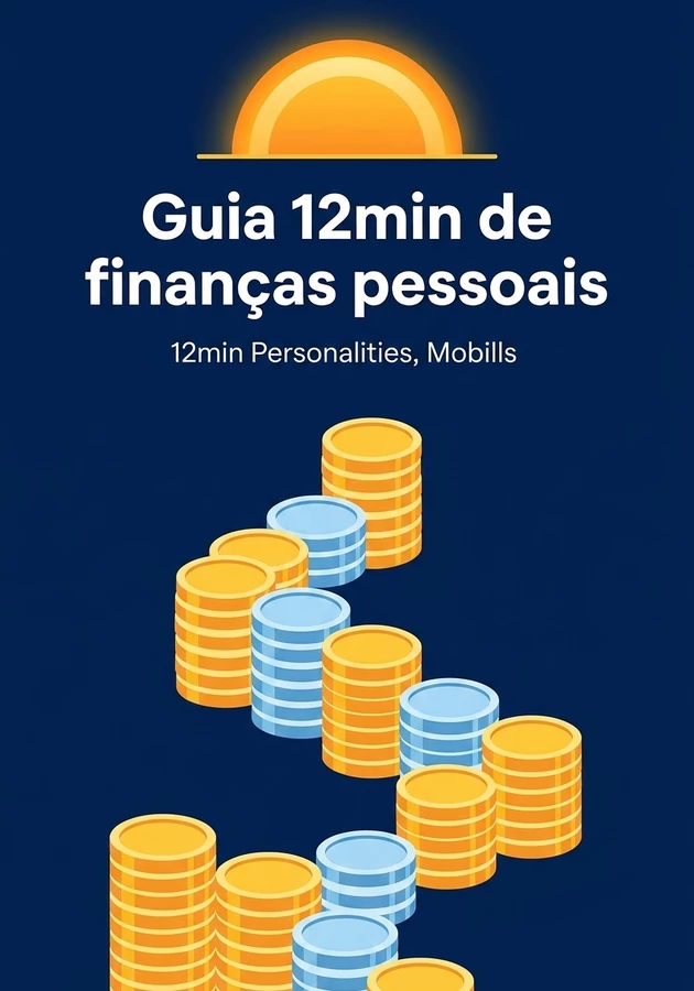 Capa do livro Guia 12min de finanças pessoais, de Mobills — resumo e resenha crítica no 12min