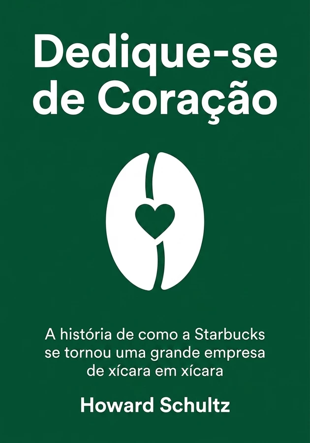 Capa do livro Dedique-se de Coração, de Howard Schultz — resumo e resenha crítica no 12min