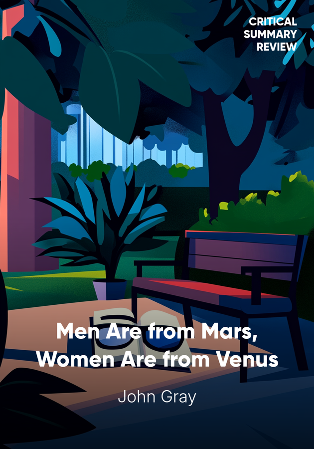 Book cover of Men Are from Mars, Women Are from Venus by John Gray — critical summary review on 12min