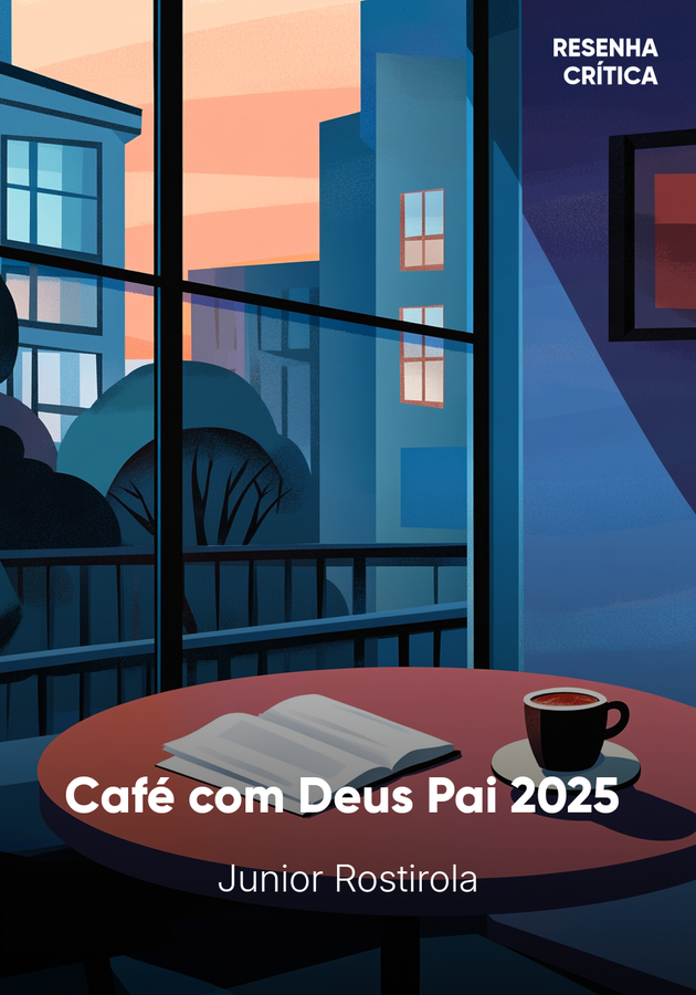 Capa do livro Café com Deus Pai 2025 , de Junior Rostirola — resumo e resenha crítica no 12min