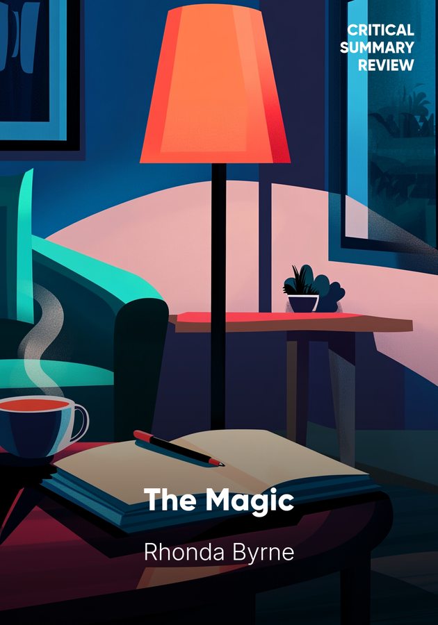 Book cover of The Magic by Rhonda Byrne — critical summary review on 12min
