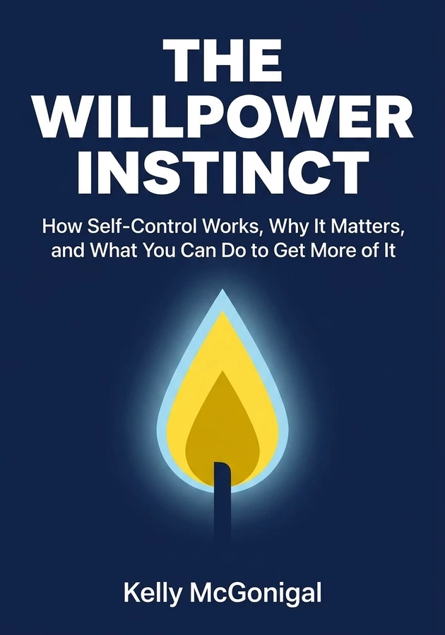 Book cover of The Willpower Instinct by Kelly McGonigal — critical summary review on 12min