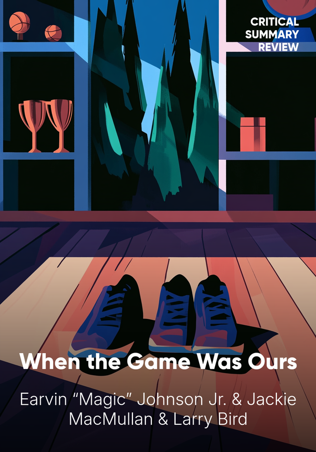 Book cover of When the Game Was Ours by Larry Bird — critical summary review on 12min