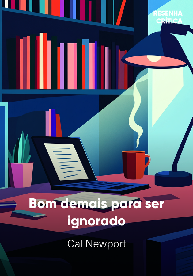Capa do livro Bom demais para ser ignorado, de Cal Newport — resumo e resenha crítica no 12min